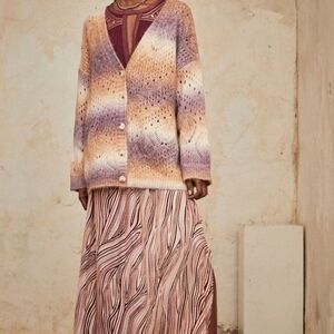 NWT NEKANE | $208 Chunky Oversized Ombré Cardigan